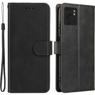 SKALO Motorola Edge 40 5G Premium Wallet Flip Cover - Sort