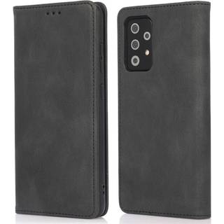 SKALO Samsung A23 5G Slim Premium Flip Cover - Sort