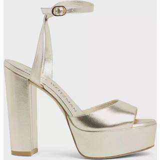 Stuart Weitzman Ryder Ii Platform Sandal - Woman Sandals Light Gold 39.5