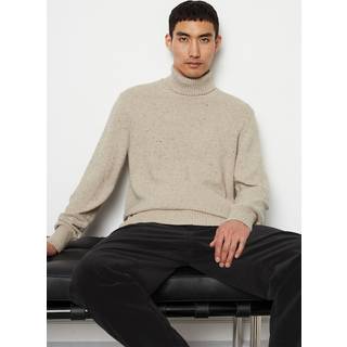 Marc O'Polo Herren Rollkragenpullover beige unifarben