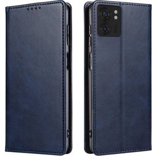 SKALO Motorola Edge 40 5G Premium Wallet Flip Cover - Blå