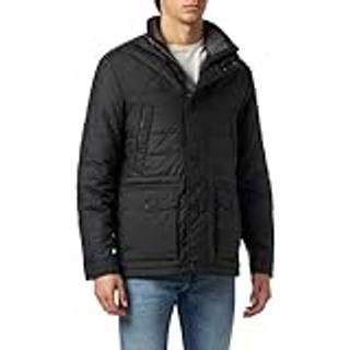 bugatti Herren Steppjacke schwarz unifarben