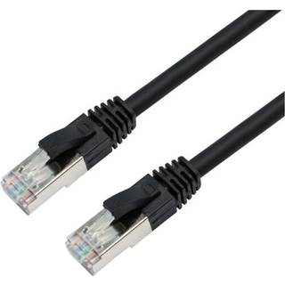Eletra CAT8 S/FTP-netværkskabel 2M, sort ➞ På lager - klar til levering og afhentning