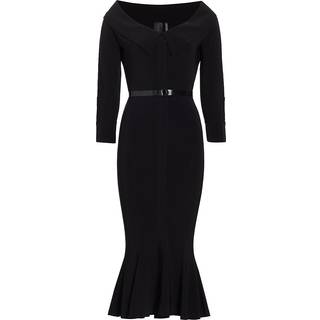 Norma Kamali Off-shoulder jersey midi dress - black - XS