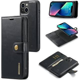 DG MING iPhone 15 2-i-1 Magnet Pungetui - Sort