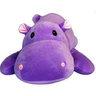 Gå! Spil snoozimals Ernie the Hippo Plush. 20in