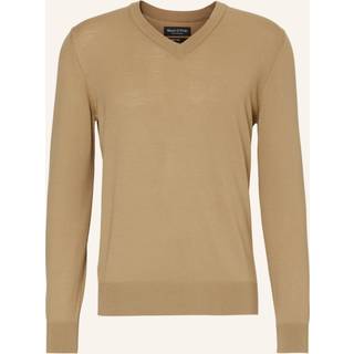 Marc O'Polo Herren Pullover braun unifarben