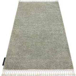 Tæppe BERBER 9000 grøn kvaster berberi Marokkansk shaggy 200x290 cm
