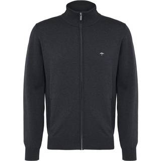 Fynch-Hatton Herren Cardigan schwarz unifarben