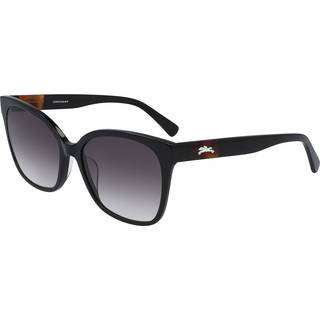 Longchamp LO657S 001 55 Solbriller Kvinder Black - Black - 55mm