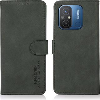 SKALO Xiaomi Redmi 12C 4G KHAZNEH Pungetui i PU-læder - Grøn