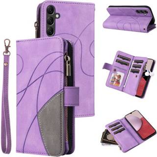 KT Multifunktion Series-5 Til Samsung Galaxy A14 Telefontaske - Lilla
