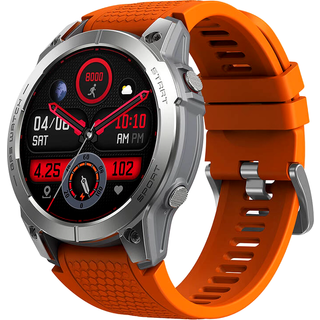 Zeblaze Stratos 3 Smartwatch m. GPS, Ultra HD AMOLED-skærm - Orange
