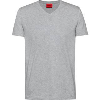 Pakke med to T-shirts med V-hals i bomuld med stræk