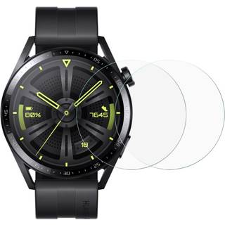 Huawei GT 3 (46mm) Arc Edge Skærmbeskyttelse - Hærdet Glas - 2 Stk. - Gennemsigtigt