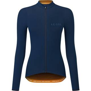 Le Col Womens Hors Categorie Long Sleeve Jersey - S - Navy/Saffron