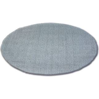 Tæppe hjul SHAGGY MICRO sølv cirkel 100 cm