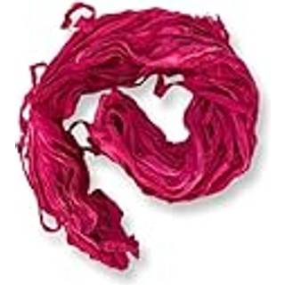 Revolution Fibers - 100% genanvendt saree (Sari) Silke Ribbon Garn - Voluminy Weight - 50 meter pr. 100 gram | Strik & h?kling | Smykkerfremstill