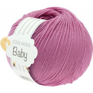 Lana Grossa Cool Wool Baby garn - ekstra fin Merinould Lyng 242