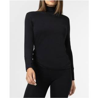 super.natural Women's Tundra175 Turtleneck Jet Black, XS