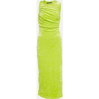 Versace Velvet midi dress - green - L