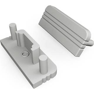 1 stk. Endestykke SURFACE10 GEN2 - Grå