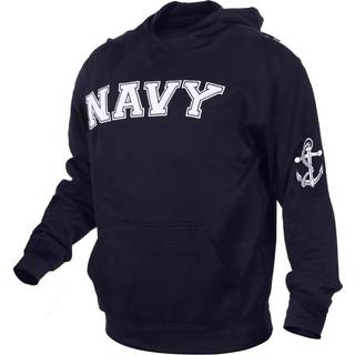 Rothco Militær Hoodie m. brodering Navy