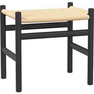 Skammel CH53 med håndflettet'sæde