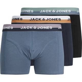 Jack & Jones 3pak multifarvet boksershorts i blå nuancer til herre
