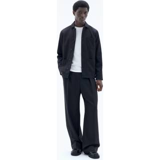 Filippa K Louis Wool Gabardine Shirt Jacket Black