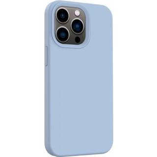 Silikoneetui til iPhone 15 Pro, himmelblå