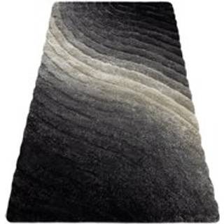 Tæppe moderne FLIM 006-B1 lurvet, bølger - Strukturelle grå 120x160 cm