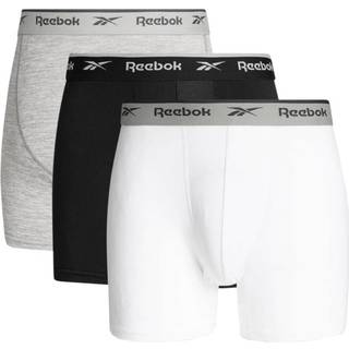 Reebok Herre Ainslie Performance Tre Pak Medium Trunks Sort/Grå Melange/Hvid