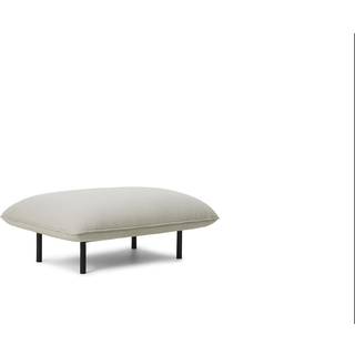Normann Copenhagen - Ark Modular Sofa 700 Pouf Black Steel, Steelcut Trio 205 - Puffer - Simon Legald - Beige - Ned/Metal/Tekstilmateriale/Skum