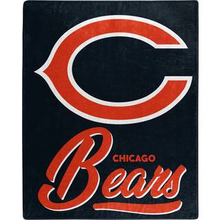 Northwest NFL Chicago Bears Unisex-voksne Raschel Throw T?ppe 50 """" X 60 """" Signatur