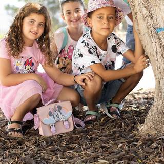 MINNIE - Mini Faux Leather Scatchel Bag - Kids