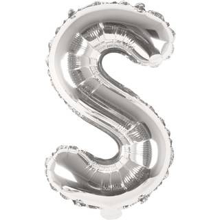Folienballon Buchstabe silber 36cm