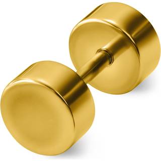 6mm Guld Stud Ørering