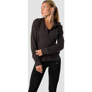 Stride Zip Hoodie Wmn Charcoal