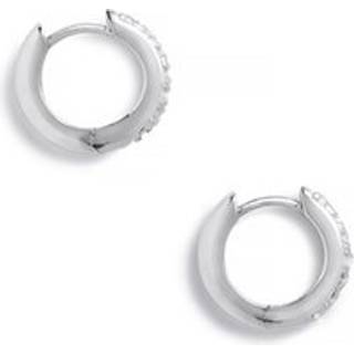 Olivia Burton Silver Crystal Huggie Hoop Earrings - Silver