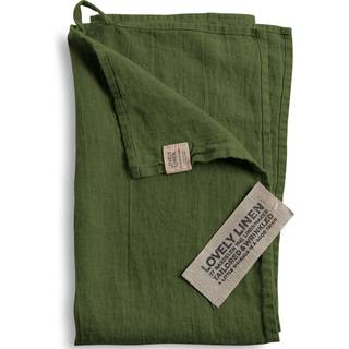 Lovely Linen Lovely Viskestykke - Viskestykker Hør Jeep Green - TL0171