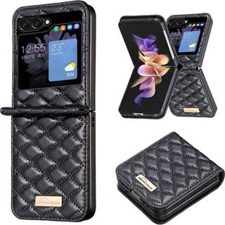 SKALO Samsung Z Flip5 BINFEN COLOR Quilted Flip Cover - Sort