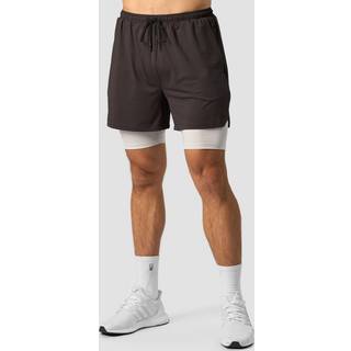 Stride 2-in-1 Shorts Men Charcoal