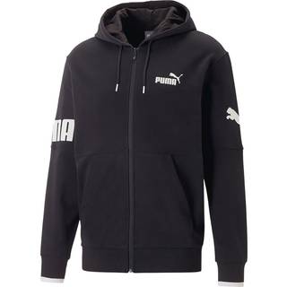 PUMA Herren Sweatjacke schwarz Baumwolle & Mix unifarben