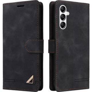 SKALO Samsung A54 5G Flip Cover m. pung i PU-læder - Sort
