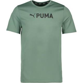 PUMA Herren T-Shirt grün Mikrofaser/Funktion unifarben