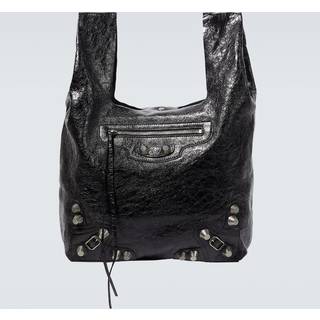 Balenciaga Le Cagole leather tote bag - black - One Size
