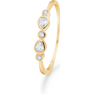 Mads Z - Blanca ring i 8 kt. guld med zirkonia