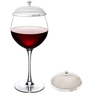 Bevhat rustfrit st?l vinglasafd?kning (pakke med 2). Hold fejlene ude af dine drinks. Til kaffekrus tekopper vandbriller. Vintilbeh?r til at besk