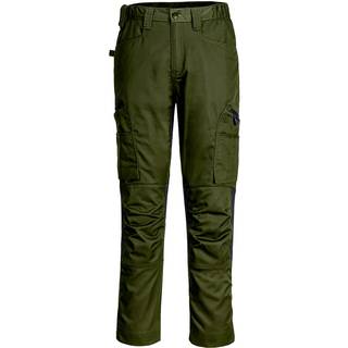WX2 Eco stretch bukser - Olivengrøn (Størrelse: 36)